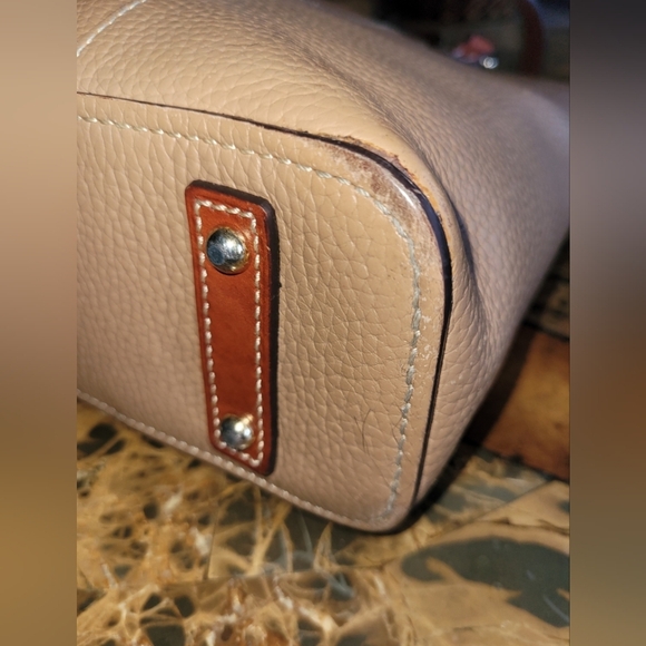 Donney & Bourke Tan Leather Tote Bag - Picture 7 of 14